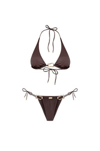 Titan Bikini Set Dark Brown