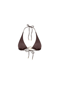 Titan Bikini Top Dark Brown