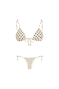 Lola Bikini Set Polka Dot Ecru