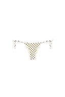 Lola Bikini Bottom Polka Dot Ecru