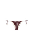 Lola Bikini Bottom Polka Dot Brown