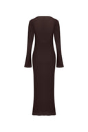 Isadora Dress Dark Brown
