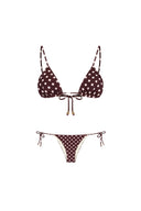 Lola Bikini Set Polka Dot Brown