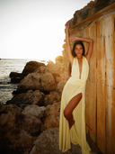 Helena Dress Butter Yellow