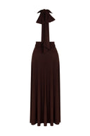 Helena Dress Dark Brown
