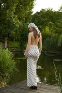 Kelly Dress Polka Dot Ecru